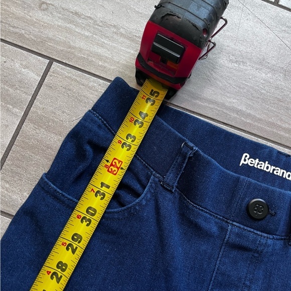 BetaBrand Women's Dark Wash Pull On Skinny Jeggings Size XS P - Picture 7 of 7